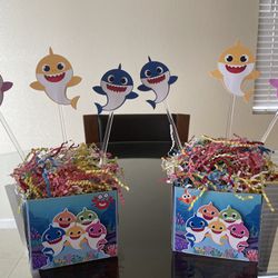 Baby Shark Party Table Decoration 