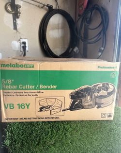 New metabo rebar bender