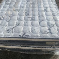 🌟✨Mattress Pillow Top All Sizes ✨🌟 ☑️ 12” inches tall 🟦All sizes 🛏💤 🟩Same day delivery available🚛 🟠Queen sizes $199 🟡Full sizes $179 🟢Twin s