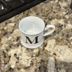 Espresso Cup With M Initial 