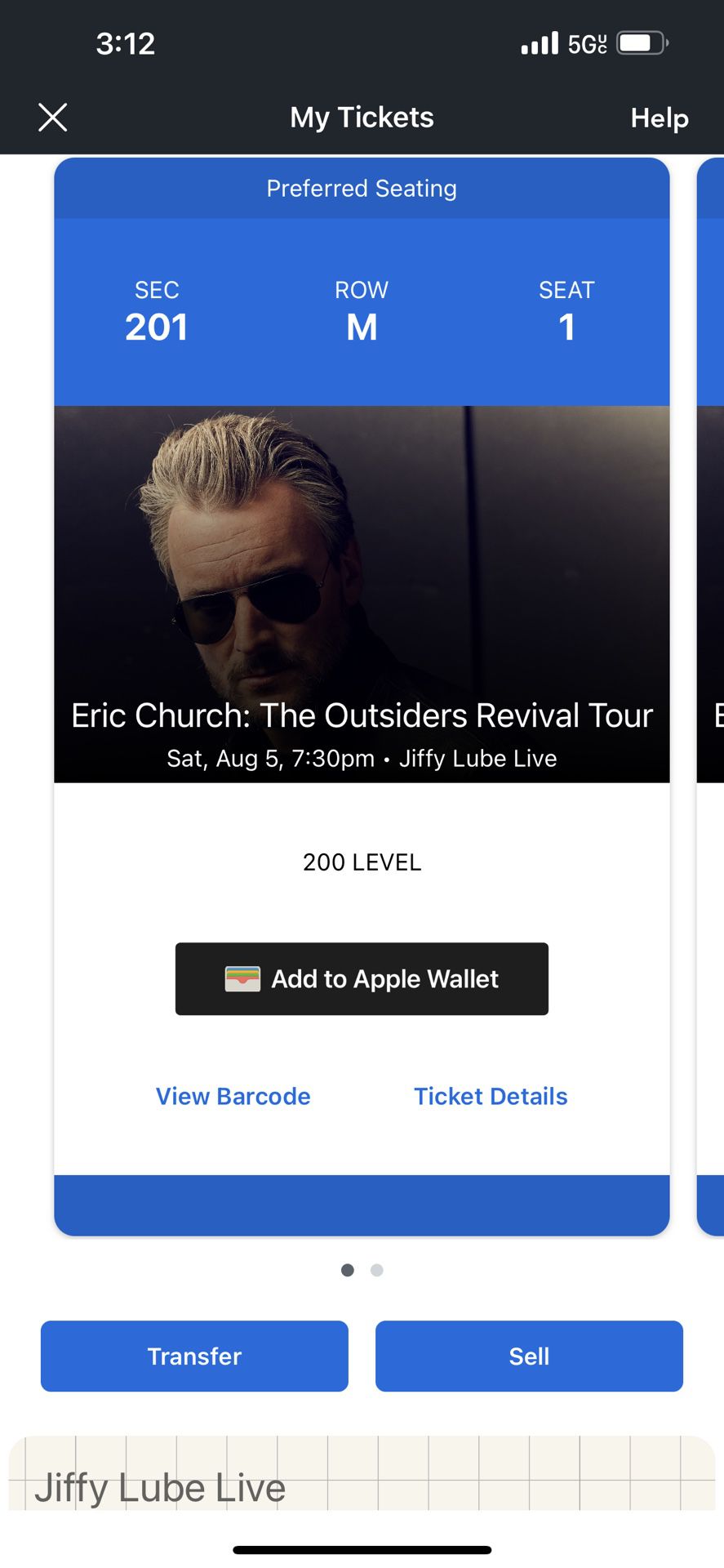 Eric Church, Jiffy Lube Live, Aug 5