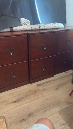 Wooden Pottery Barn Inspired File Cabinet/night, Side Table