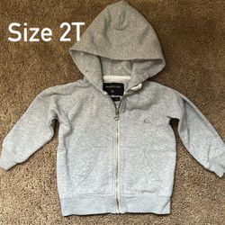 Toddler Boy Quicksilver Hoodie Sweater Size 2T