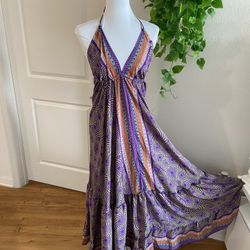 Women Ladies Boho Floral Maxi Dress Cocktail Party Evening Summer Beach Sundress one size 