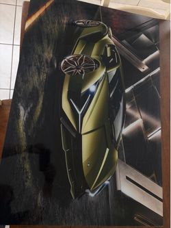 Lamborghini Terzo Millenoio canvis wall art