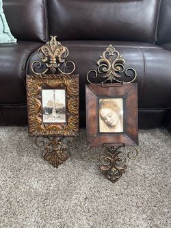 Ornate Metal Wall Frame Set of 2