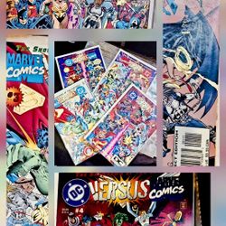 DC vs MARVEL COMPLETE SERIES #'S 1-4 1996 ,EXCELLENT CONDITION!!!