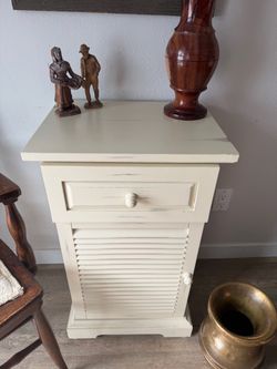 CONTENT Shutter Door Nightstand - cream - one drawer - Pier One - delivery available