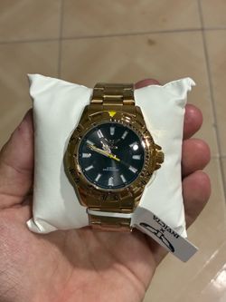 Invicta Watch Gold and Black Dial