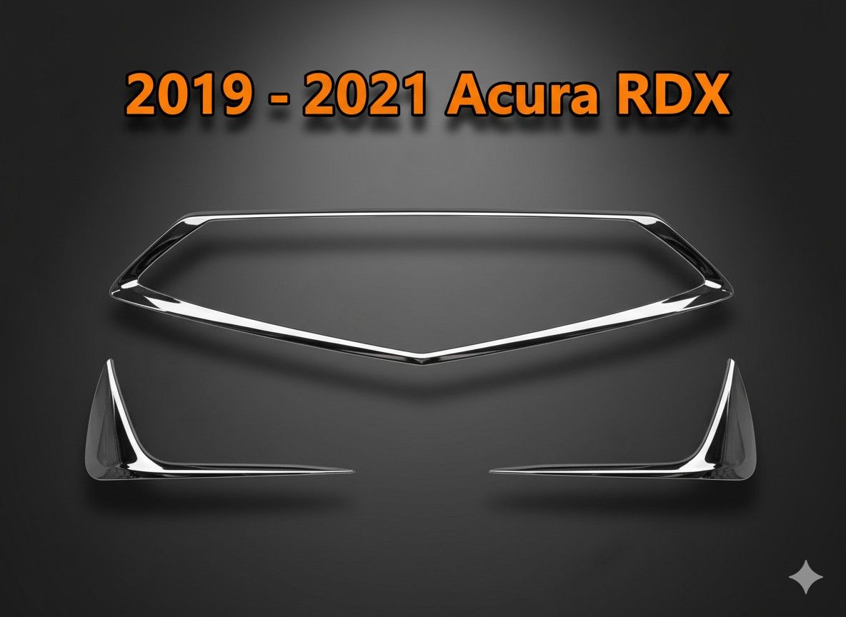 Acura RDX (2019 - 2021) Chrome Grill And Bumper Trims * OEM * MINT