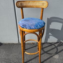 Vintage Thonet Style Bentwood Bar Stool Chair