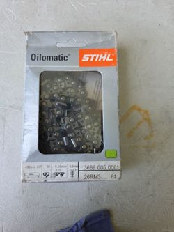 Brand new stihl chain for saw bought wrong size couldn't return it