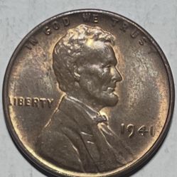 1941P Lincoln Wheat Penny 