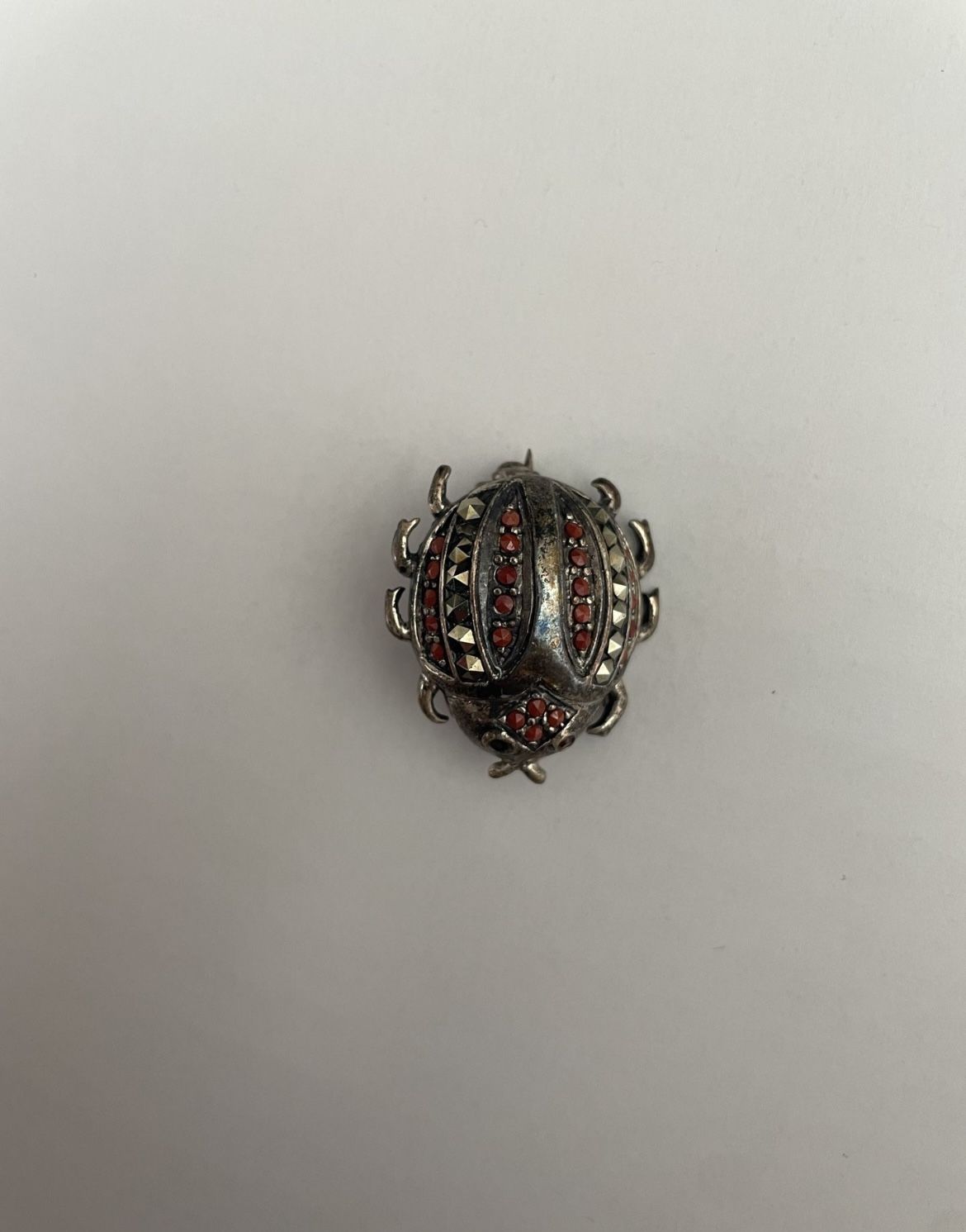 Silver Bug Brooch