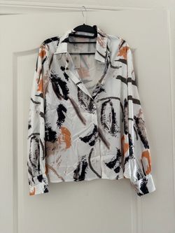 Brand New RIHOAS Button Up Blouse Size S