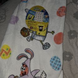 Sponge Bob Easter blanket