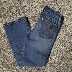 Like New. Boys Size 8 Regular Bootcut Wrangler Jeans