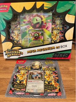 Pokemon Ascended Hero’s Ex Box and Blister pack