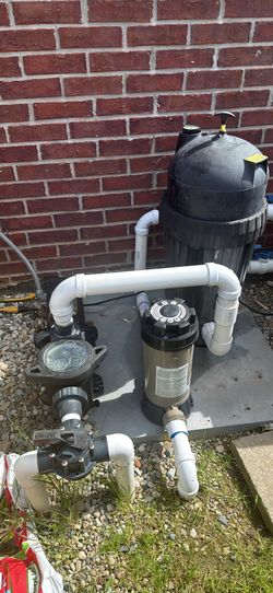 Pool Pump & DE Filter