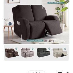 fundas para sofá biplaza reclinable,