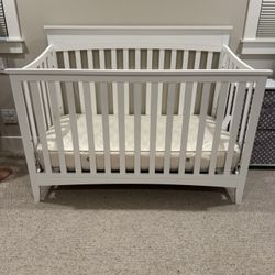 Crib With Mattress 