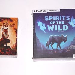 Board Game LOT Spirits of the Wild & The Fox in the Forest NEW Card 