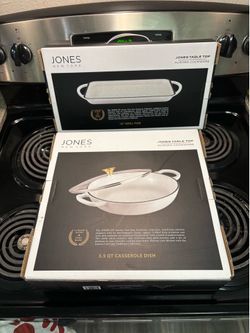 Cast Iron Casserole Dish Pan and Grill Pan