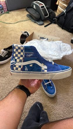 Vans SK8-Hi Dodgers Classic Blue/White Size 10