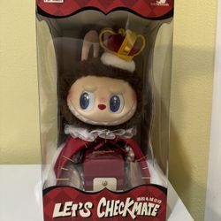 NEW Pop Mart Labubu The Monsters Let's Checkmate Series Vinyl Plush Doll