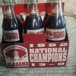 Vintage Alabama Crimson Tide Coke Product