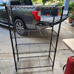 Pending, pick up.Wire garage shelving.