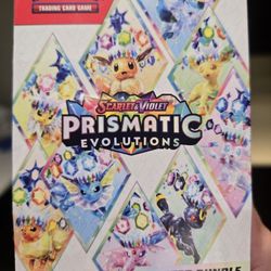 Pokémon Prismatic Evolutions Booster Bundle - Factory Sealed (6 Packs)