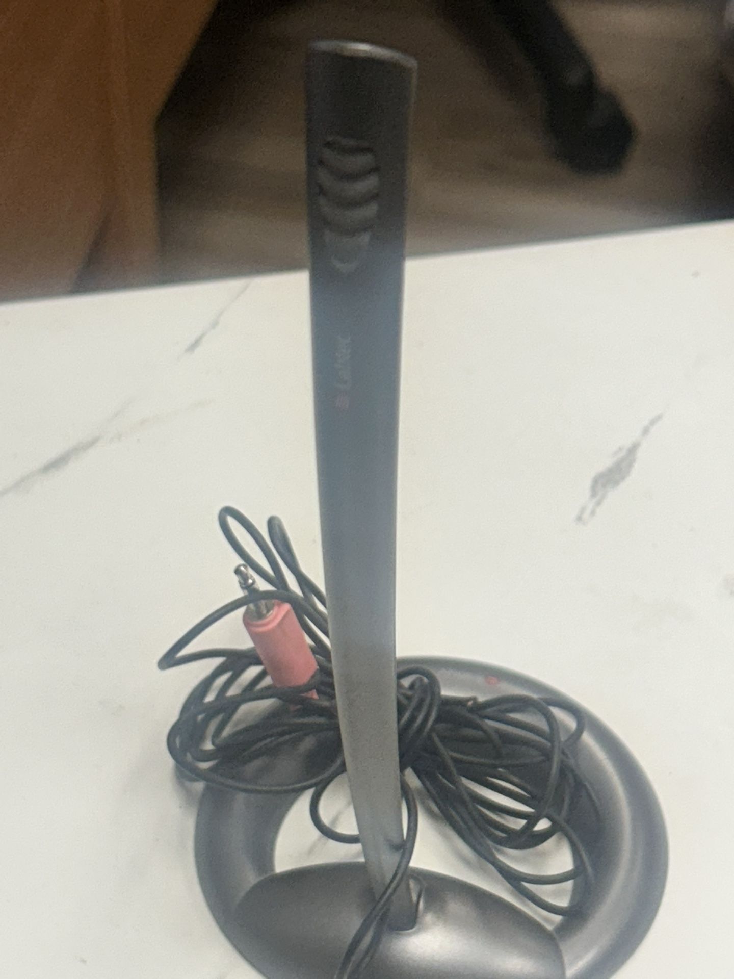 Labtec Desktop Microphone – 3.5mm Jack | Plug & Play | PC & Laptop Compatible