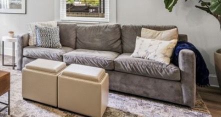 Crate and Barrel 90” Couch