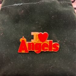 Vintage Angels Baseball Pin