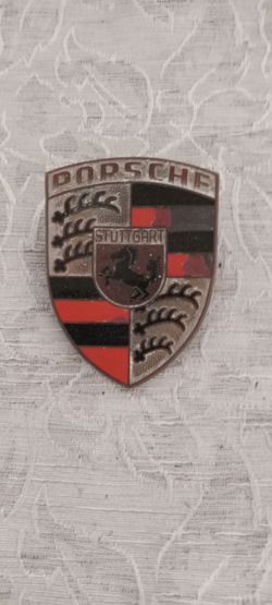 Porsche hood emblem