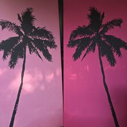 Silhouette Palms in Pink

On Canvas