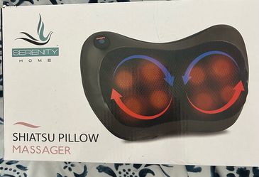 Shiatsu pillow massager