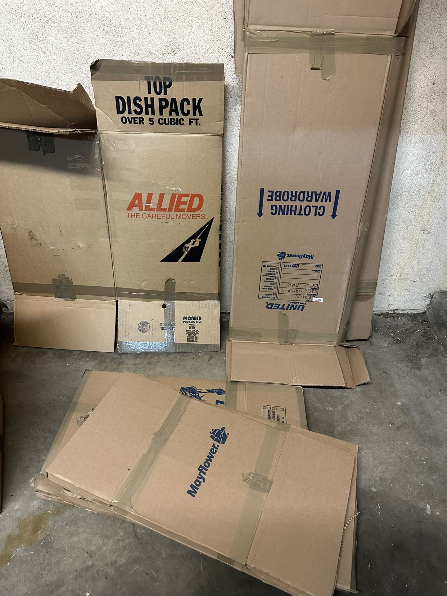 Lots of Moving Boxes And Packing Paper!