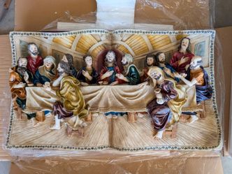 Yanglin Collection The Last Supper Porcelain Wall Hanging