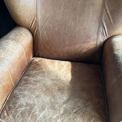 Free Leather Wingback Chair