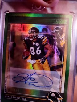 Panini Score Hines Ward End Zone Signatures