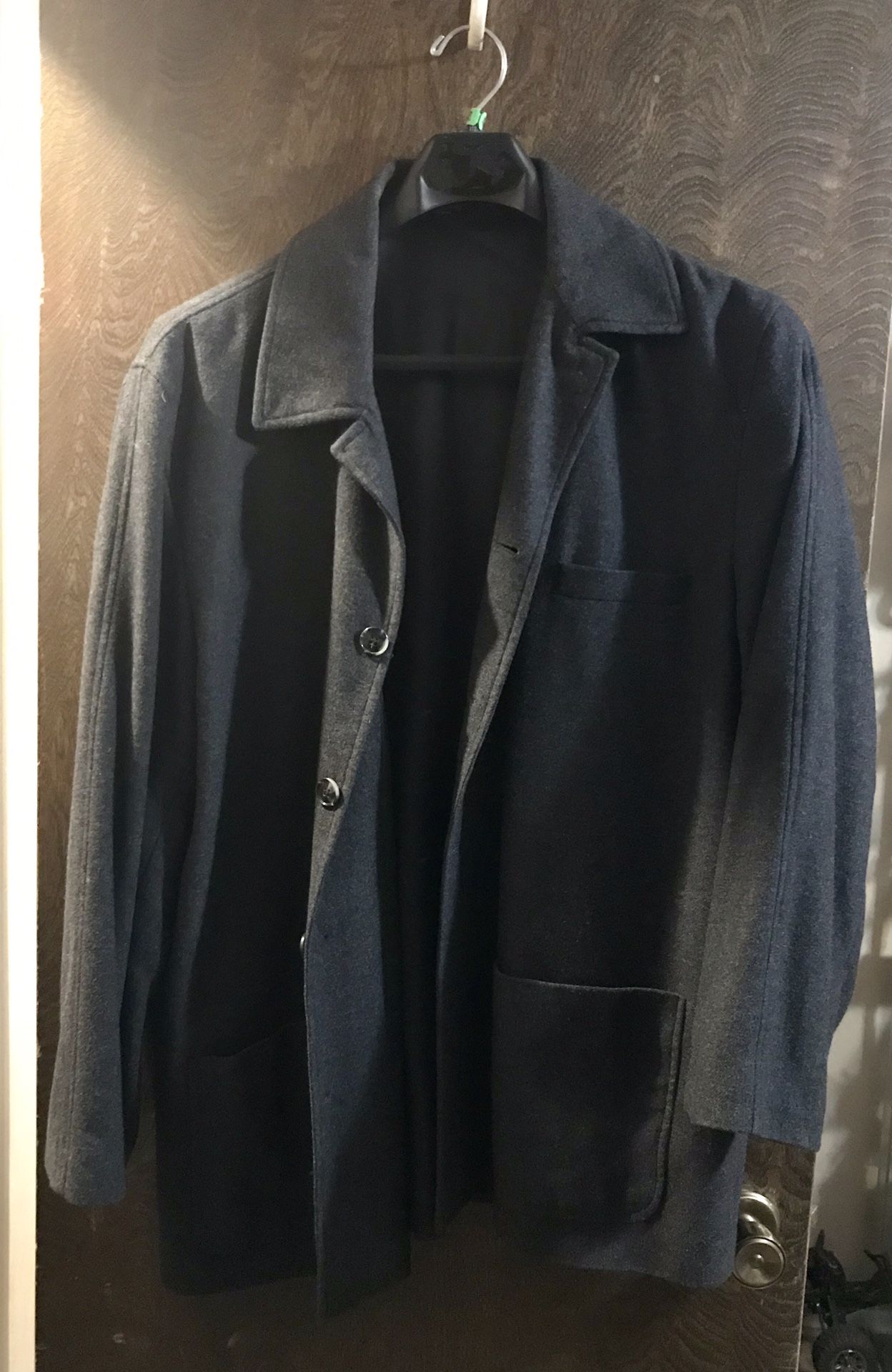 Mens San-Felice Wool Coat Size 2X