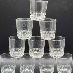 Lancer Arcoroc Made-in-France, On the Rocks Glass, Whiskey Lowball Glasses - 1970s Vintage