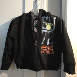 Echo Unltd. boy's black hoodie sweater 
