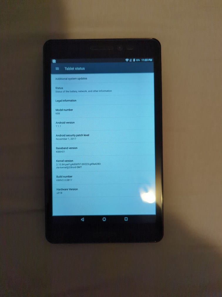 ZTE K88 8 inch Tablet AT&T Unlocked