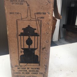 Lantern, Gasoline, Leaded Fuel Coleman 1961  