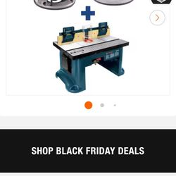Bosch Router and Compatible Table