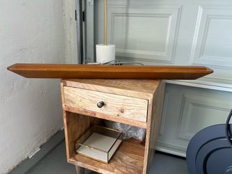 West Elm floating shelf 3’
