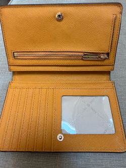 Yellow Michael Kors wallet